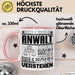 Anwalt Geschenk Tasse Geschenkidee für Anwalt Geburtstag Lustiger Spruch Ich Bin Anwalt Ich Kann Es Dir Erklären Aber Nicht Für Dich Verstehen Rosa Trendation