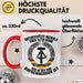 DDR Mann Tasse Geschenk Unterschätze Niemals Einen Alten Mann Der In Der DDR AufgewachsenIst Kaffee-Becher Rot Trendation