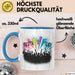 Festivalgänger Tasse Geschenkidee für Live Musik Süchtige Blau Trendation