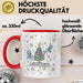 Weihnachten Tasse Geschenk Alien Weihnachtsbaum Geschenkidee Alien-Fans Geschenke Jungs Männer Grafik Rot Trendation