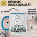 Plattenladenbesitzer Geschenk Tasse So Gut Kann Nur Ein Plattenladenbesitzer Aussehen Geschenkidee Kaffee-Becher Blau Trendation