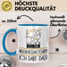 Geschenk für Musikredakteurin Tasse Lustige Geschenkidee Geburtstag Ich Bin Musikredakteurin Ich Darf Das Blau Trendation