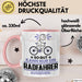Radfahrer Geschenk Tasse So Gut Kann Nur Ein Radfahrer Aussehen Geschenkidee Kaffee-Becher Rosa Trendation