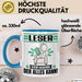 Leser Tasse Geschenk für Leser Der Mann Der Alles Kann Geschenkidee zum Geburtstag Blau Trendation