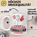 Fußballfan Geschenk Tasse So Gut Kann Nur Ein Fußballfan Aussehen Geschenkidee Kaffee-Becher Weiß Trendation