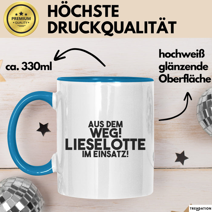 Lieselotte Tasse Aus Dem Weg! Lieselotte Im Einsatz! Geschenk