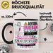 Karatesportlerin Tasse Geschenk Lustiger Spruch Bitte Erheben Sie Sich Seine Majestät Die Karatesportlerin Betritt Den Raum Schwarz Trendation