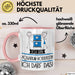 Geschenk für Aquarium-Hobbyistin Tasse Lustige Geschenkidee Geburtstag Ich Bin Aquarium-Hobbyistin Ich Darf Das Rosa Trendation