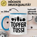 Töpferin Tasse Geschenk Töpfer Tussi Geschenkidee Töpfern Becher Blau Trendation