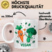 Veganer Tasse Geschenk Lustige Geschenkidee Spruch Für Pflanzliche Ernährung Fans Weiß Trendation
