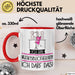 Geschenk für Musikbibliothekarin Tasse Lustige Geschenkidee Geburtstag Ich Bin Musikbibliothekarin Ich Darf Das Rot Trendation
