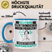 Elektronischer Musikproduzent Tasse Geschenk für Elektronischer Musikproduzent Geburtstag Lustiger Spruch Kaffee-Becher Was Ist Deine Superkraft Blau Trendation