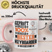Keyboarder Geschenk Lustiger Spruch für Keyboarder Geschenkidee Bester Keyboarder Der Welt Rosa Trendation