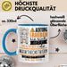 Musiktheoretikerin Tasse Geschenk Lustiger Spruch Bitte Erheben Sie Sich Seine Majestät Die Musiktheoretikerin Betritt Den Raum Blau Trendation