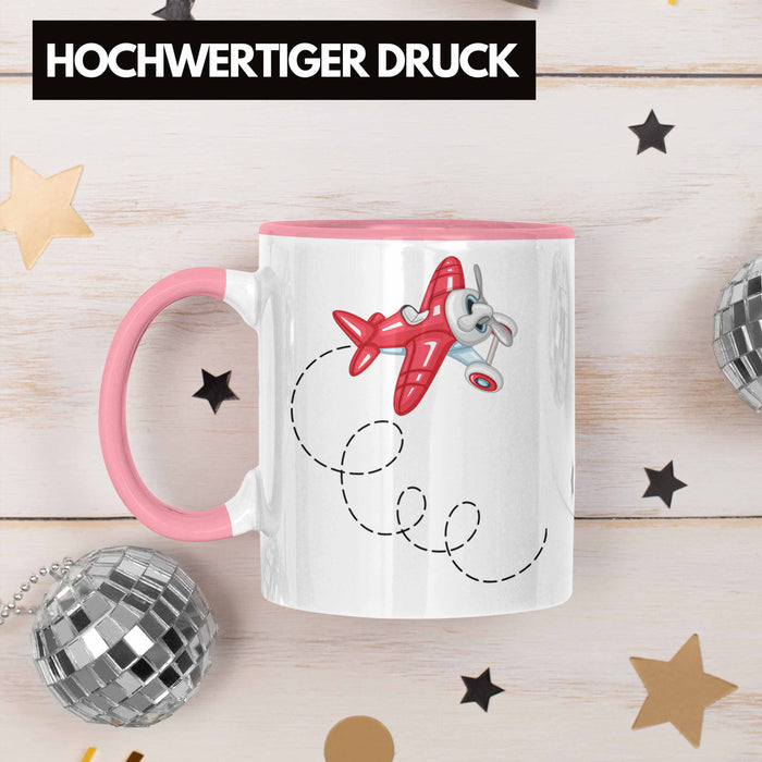 Segelflieger Tasse Geschenk Segelflieger Rosa Trendation