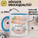 Lachs-Liebhaber Tasse Geschenk Ich Kann Lachs Verschwinden Lassen Was Ist Deine Superkraft Becher Geschenkidee Lachs Kaffee-Becher Blau Trendation