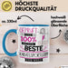 Karatesportlerin Geschenk Becher Tasse Gott Schuf Alle Menschen Gleich Nur Die Besten Durfeten Karatesportlerin Werden Geschenkidee Lustig Blau Trendation