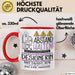 Designerin Tasse Geschenk Lustig Abstand Halten Hochleistungs-Designerin Mit Drang Zur Perfektion Bei Der Arbeit Rot Trendation