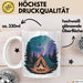 Camper Tasse Geschenkidee für Outdoor Abenteurer Weiß Trendation