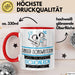 Singer-Songwriterin Weil Es Keinen Schöneren Beruf Gibt Tasse Geschenk für Eine Singer-Songwriterin Lustig Rot Trendation