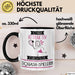 Squash-Spielerin Tasse Geschenk Becher Stark Attraktiv Furchtlos Squash-Spielerin Lustige Geschenkidee Trendation