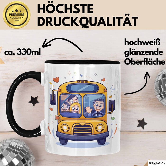 Busfahrer Tasse Geschenk Lustige Geschenkidee Spruch Für Öffentlichen Verkehr Helden Trendation