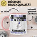 Gleitschirmflieger Tasse Geschenk für Gleitschirmflieger Geburtstag Lustiger Spruch Kaffee-Becher Was Ist Deine Superkraft Rosa Trendation