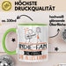 Indie-Fan Geschenk Tasse Becher Die Frau Die Allen Kann Geschenkidee für eine Indie-Fan Lustig Grün Trendation