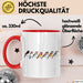 Kuschelnde Vögel Tasse Geschenk Lustige Geschenkidee Spruch Rot Trendation