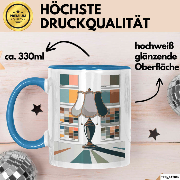 Innenarchitekt Tasse Geschenk Lustige Geschenkidee Spruch Für Stil Planer Blau Trendation