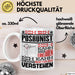 Posaunist Geschenk Tasse Geschenkidee für Posaunist Geburtstag Lustig Ich Bin Posaunist Ich Kann Es Dir Erklären Aber Nicht Für Dich Verstehen Weiß Trendation
