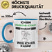 Parkour-Athlet Geschenk Tasse Lustiger Spruch Ich Bin Parkour-Athlet Warum Weil Ich Es Kann Geschenkidee Bester Parkour-Athlet Geburtstag Kaffee-Becher Blau Trendation