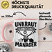 Gärtner Tasse Geschenk Unkraut Vernichtungsmanager Rosa Trendation