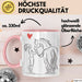 Pferde Tierliebhaber Mädchen Tasse Geschenk Lustige Geschenkidee Spruch Rosa Trendation