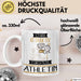 Athletin Tasse Geschenk Becher Stark Attraktiv Furchtlos Athletin Lustige Geschenkidee Weiß Trendation