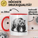Bär Tierliebhaber Tasse Geschenk Lustige Geschenkidee Spruch Rot Trendation