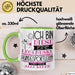 Hundesportlerin Tasse Geschenk Ich Bin Diese Eine Legendäre Hundesportlerin Von Der Alle Reden Geschenkidee Geburtstag Weihnachten Grün Trendation