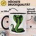 Reptil Schlange Tier Tasse Geschenk Lustige Geschenkidee Spruch Schwarz Trendation