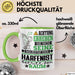 Harfenist Geschenk Tasse Lustiger Spruch Erheben Sie Sich Der Harfenist Betritt den Raum Grün Trendation