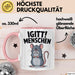 Sarkastisch Sarkasmus Introvertiert Tasse Geschenk Lustige Geschenkidee Spruch Igitt Menschen Rosa Trendation