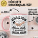 Papa Vatertag Vater Sohn Tasse Becher Geschenk Lustige Geschenkidee Spruch Vater & Sohn Alleine Stark Gemeinsam Unschlagbar Rosa Trendation