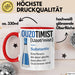 Grieche Tasse Geschenk Ouzotimist Geschenkidee Ouzo-Liebhaber Kaffee-Becher Rot Trendation