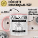 Anwältin Und Prinzessin Tasse Geschenk Für Eine Anwältin Geburtstag Was Ist Deine Superkraft Rosa Trendation