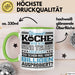 Köche Tasse Geschenk Lustiger Spruch Über Teure Köche Humor Grün Trendation