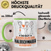 Halbschwager Geschenk Tasse So Gut Kann Nur Ein Halbschwager Aussehen Geschenkidee Kaffee-Becher Grün Trendation