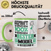 Model Geschenk Lustiger Spruch für Model Geschenkidee Bester Model Der Welt Grün Trendation