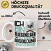 Fliesenleger Ausbildung Tasse Geschenk Ich Bin Fliesenleger In Der Ausbildung Ich Darf Das Geschenkidee Spruch Weiß Trendation