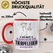 Tierpfleger Geschenk Tasse So Gut Kann Nur Ein Tierpfleger Aussehen Geschenkidee Kaffee-Becher Rot Trendation