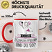 Squash-Spielerin Tasse Geschenk Ich Bin Squash-Spielerin Und Du So Geschenkidee Lustiger Spruch Becher Rot Trendation