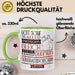 Tierverhaltensforscherin Geschenk Becher Tasse Gott Schuf Alle Menschen Gleich Nur Die Besten Durfeten Tierverhaltensforscherin Werden Geschenkidee Lustig Grün Trendation